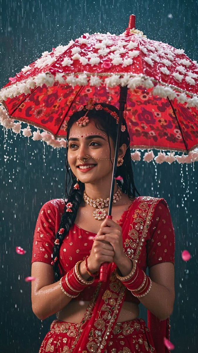 बरस रहा है सावन कुछ इस अदा से
जैसे
 तेरा नाम ले रही हों बूंदें हवा से.... 

पलकों पे बसी थी तेरी यादों की नमी
और
दिल भीगता रहा तेरे ख्यालों की रिमझिम सा...... 
#नंदनी_yaraa