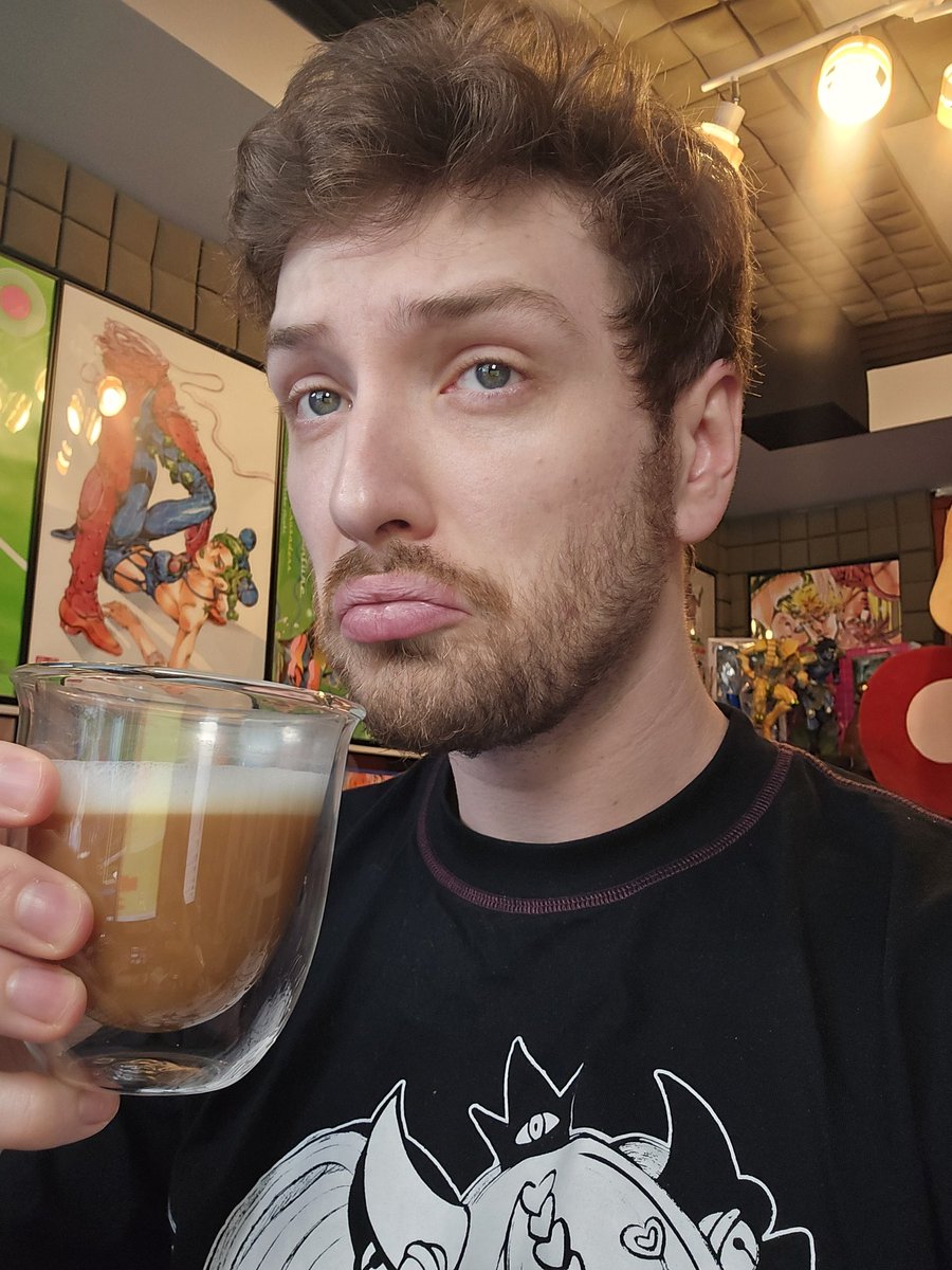 CDawgVA's tweet image. Finally back in Japan, missed my coffee machine. Going live to chat on twitch right now.