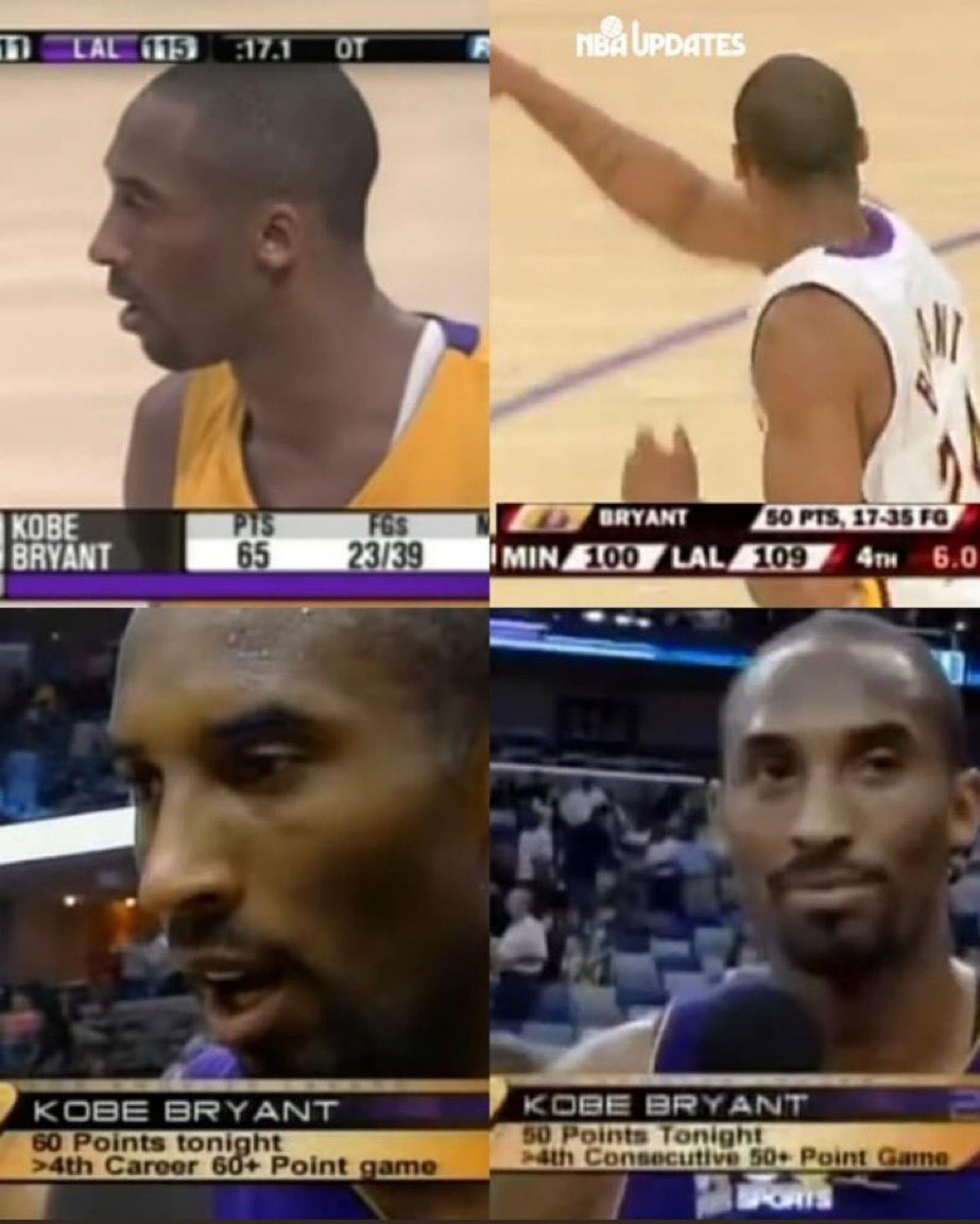 “Dad…How Good Was Kobe?” 

Me : percentage of plays each player was double or triple-teamed for career. 
Kobe Bryant : 39% 🐍
Michael Jordan : 21% 🐐
Lebron James : 10% 🤡
