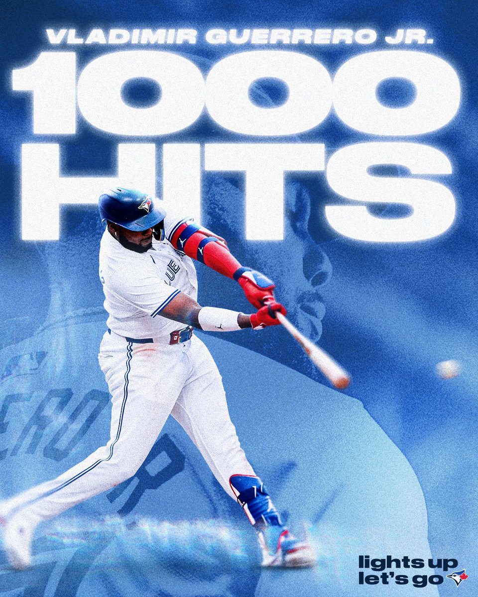 💥 Vladdy 1K 💥

The YOUNGEST in Blue Jays history to do so! #lightsupletsgo