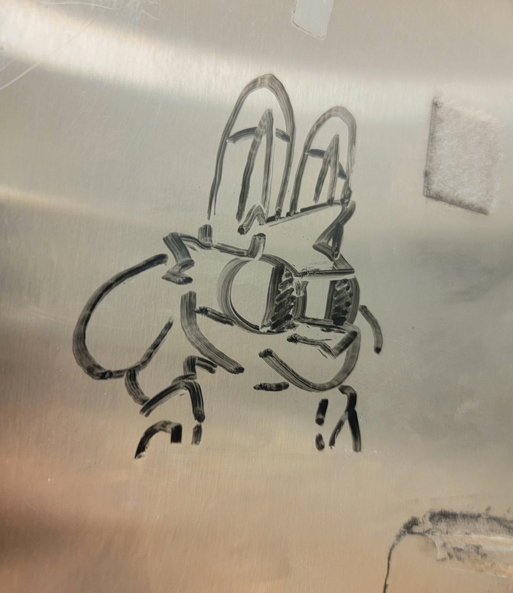 YourFriendRaine's tweet image. Leaving a creature for the cleaning person to find at work in the morning