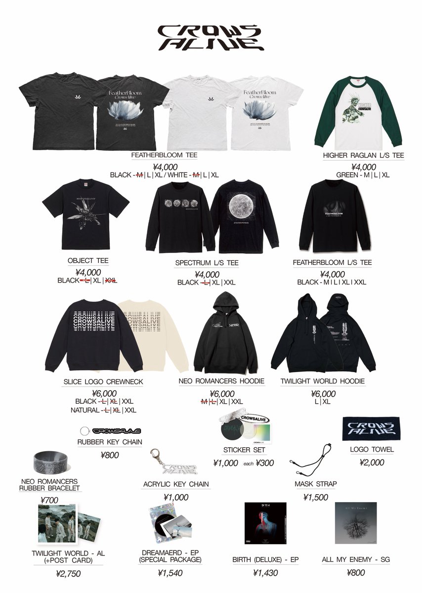 crowsalive_jpn's tweet image. ”TODAY"
2025.07.12(SAT) OSAKA NAMBA
Yogibo Holy Mountain
Evilgloom 2nd Mini Album
"Wave'n'Rave" Release Tour2025
OPEN18:00 / START18:30
DOOR ¥4,000 (+1D)
CrowsAliveは19:30〜19:55の出演!
#CrowsAlive