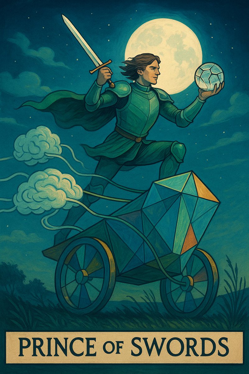 shatteredorb's tweet image. A Card For You, A Read From Me
Evening Reading - The Prince of Swords
Full write up on links in profile.
Be Safe & Be Well.
Love ❤️🔮
#witch #tarot #thoth #shaman #blessedbe #evening #night #moon #reading #Prince #swords #air #airinair #sharpmind #bekind #bethoughtful