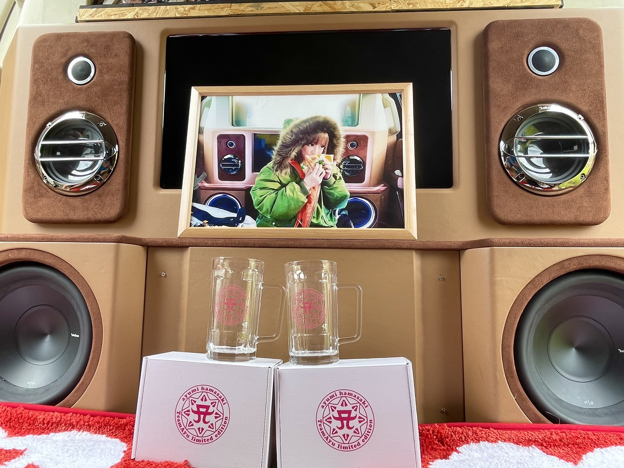 浜崎あゆみTA限定スクラッチ TA特製ビアジョッキ avex - 浜崎あゆみTA限定スクラッチ TA特製ビアジョッキの通販