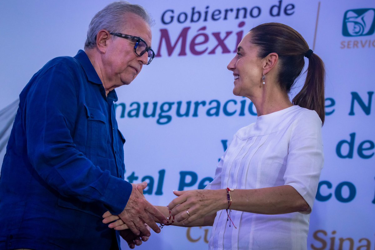 rochamoya_'s tweet image. La salud no es un privilegio, es un derecho.
Y hoy, en Sinaloa, la presidenta @Claudiashein encabezó la inauguración de nuevas áreas en el Hospital Pediátrico IMSS–Bienestar, en Culiacán.
Este espacio ofrecerá atención digna y especializada a niñas y niños de todo el noroeste…