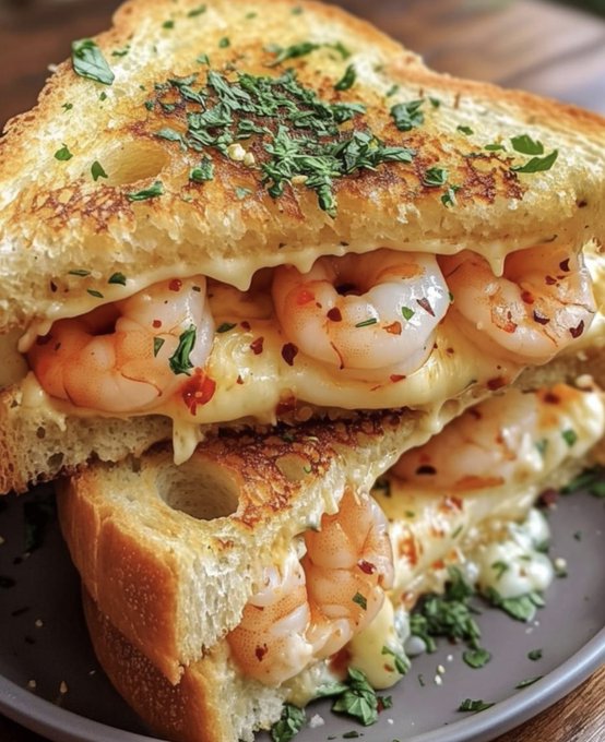 Shrimp Grilled Cheese. Would you try this?