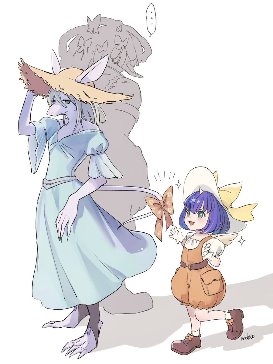リボンつけてあげるエーコ🎀FF9