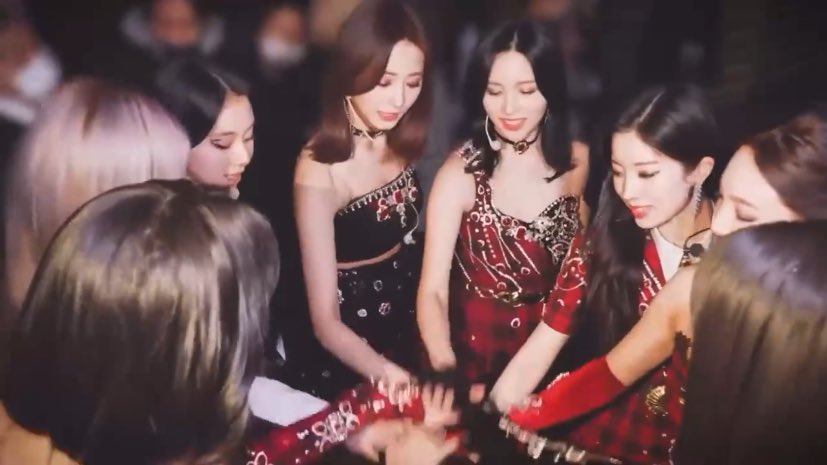 naychaengie's tweet photo. Jihyo and Dahyun reveal the one pre-show tradition that remains constant in the members' lives

“We gather, we put our hands together and we say, ‘TWICE, TWICE, let's get it together, let's go.’ 

We always do this ritual regardless of the size of the stage or performance.” https://t.co/H4VdoRMx70