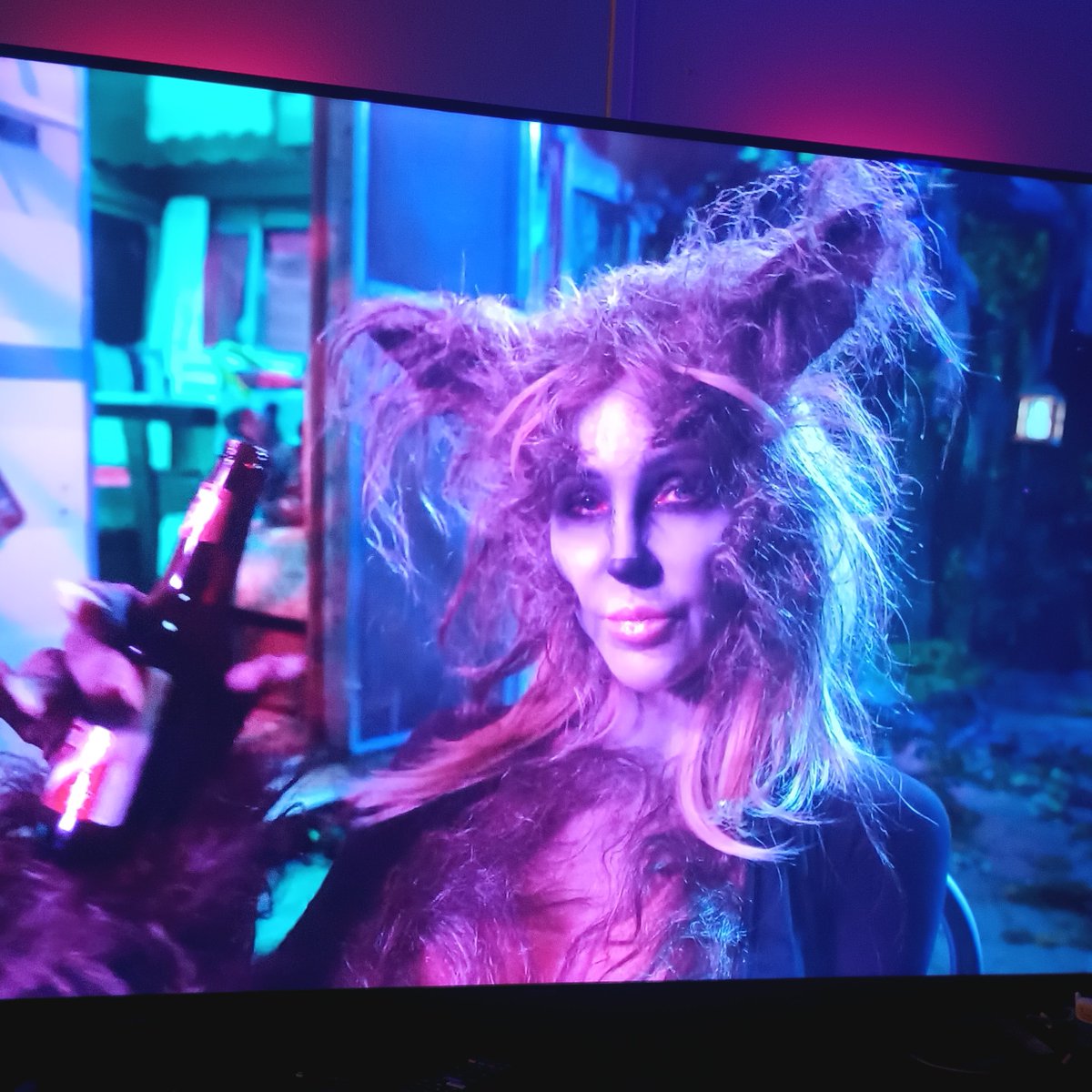 I knew she'd one up him somehow 😂 

All hail our Queen! 

#TheLastDriveIn #MutantFam #DogSoldiers