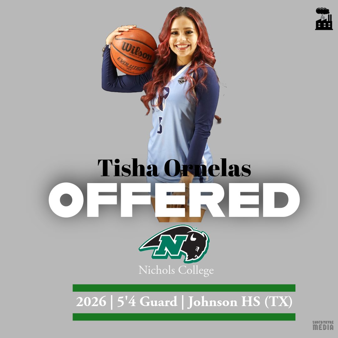 #AGTG I’m extremely grateful to have received a basketball offer from Coach Nagle at Nichols College. Thank you for believing in me!! <a href="/realcoachc4/">Coach C</a> <a href="/pmpgirlsbball/">Players Make Plays (PMP) Girls Basketball</a> <a href="/jjgirlshoops/">San Antonio Johnson Jaguars Girls Basketball</a>