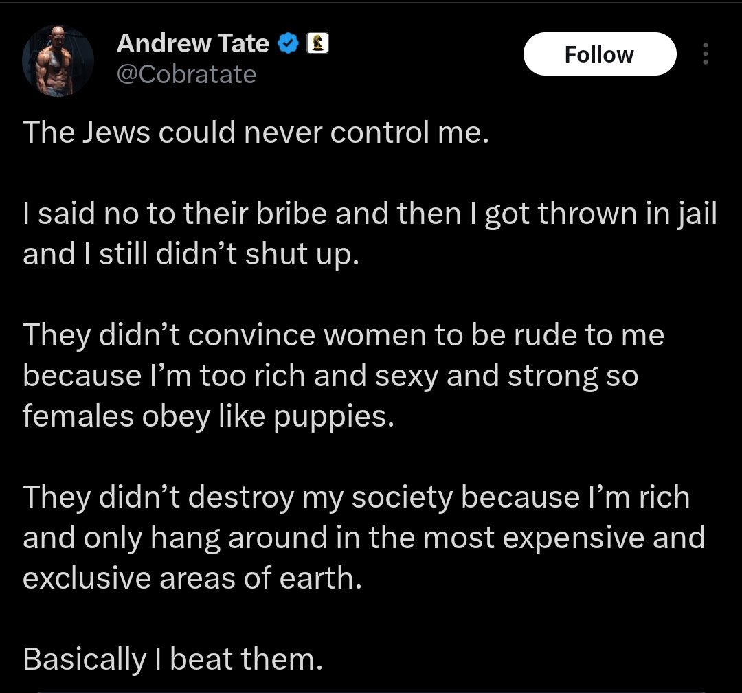 JonahDispatch's tweet image. It’s hard for me to express what a loser and moron I think you’d have to be take this dude seriously, never mind admire him.