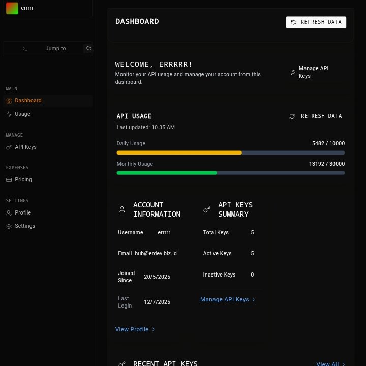 NeosantaraAI's tweet image. I love using the style dashboard from @e2b , so i copy it ♥️ love it for beautiful dashboard open source