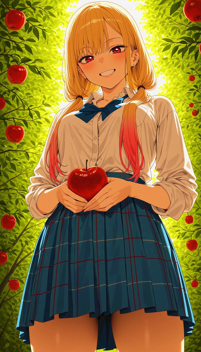 りんごと海夢ちゃん