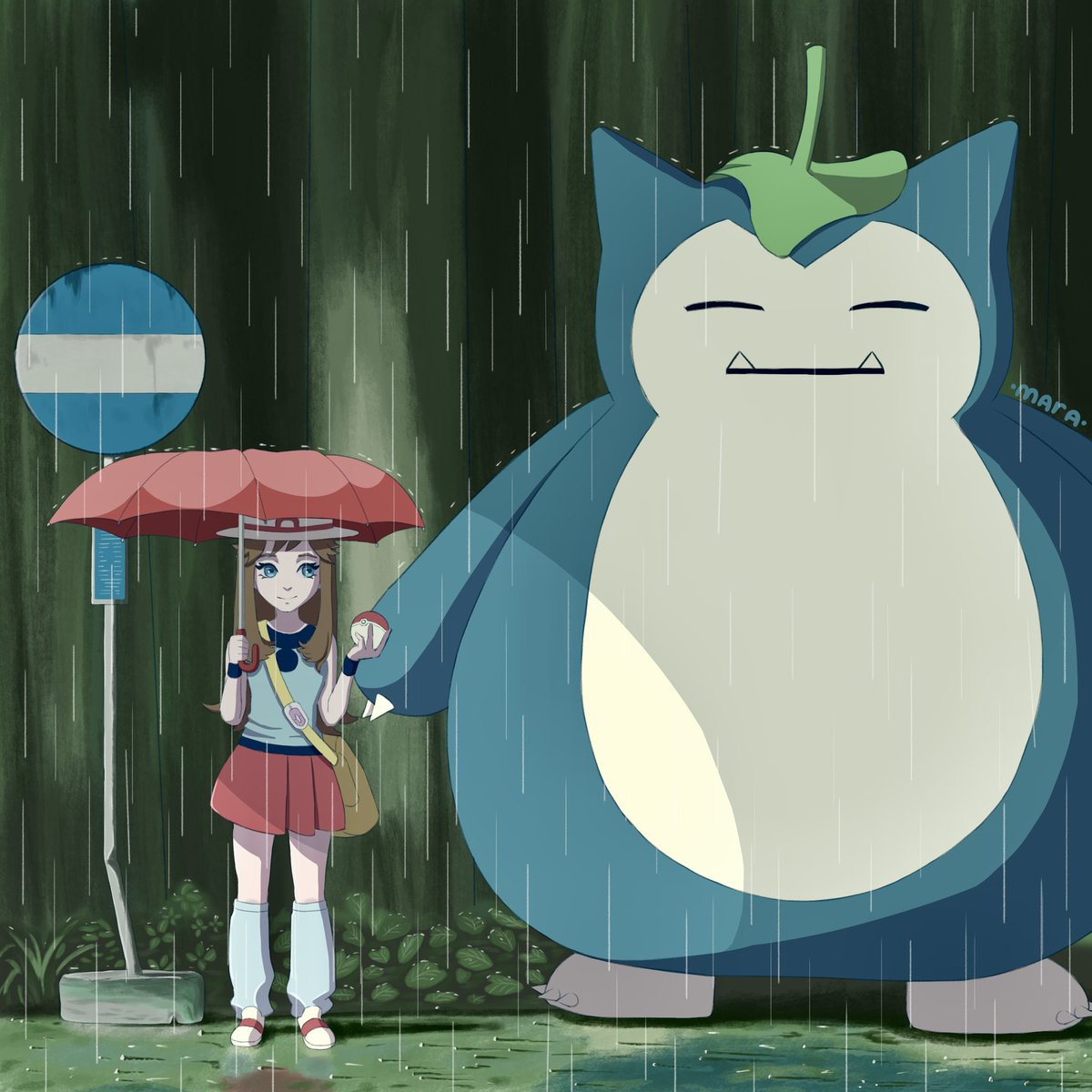 my neighbor snorlax ☆彡

#artph #digitalartwork #pokemonfanart