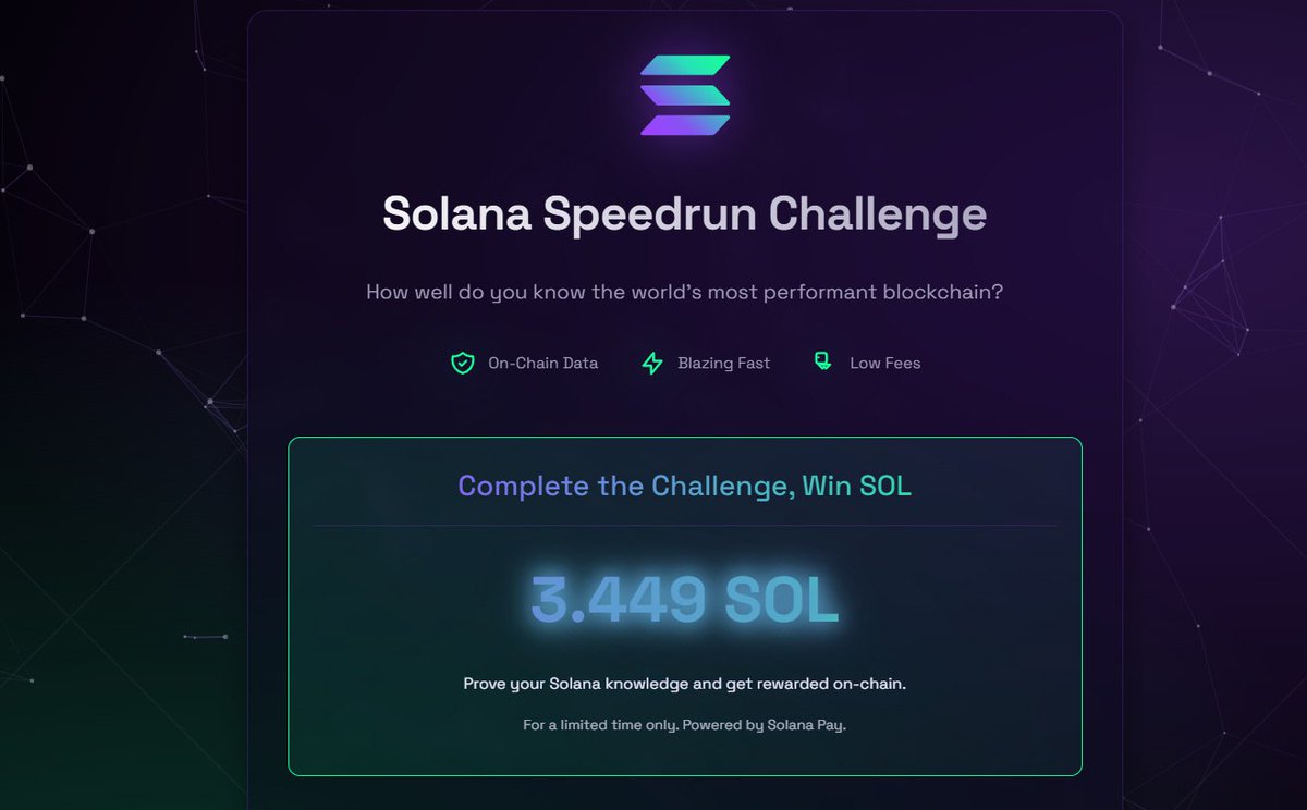 all_rashd's tweet image. Smart people are winning SOL 💡
🎯 10 questions
💰 Up to 5 SOL
Start now 👉 comsolana.com
#CryptoGiveaway, #QuizMaster, #SolanaChallenge, #Web3Earnings, #EarnFast