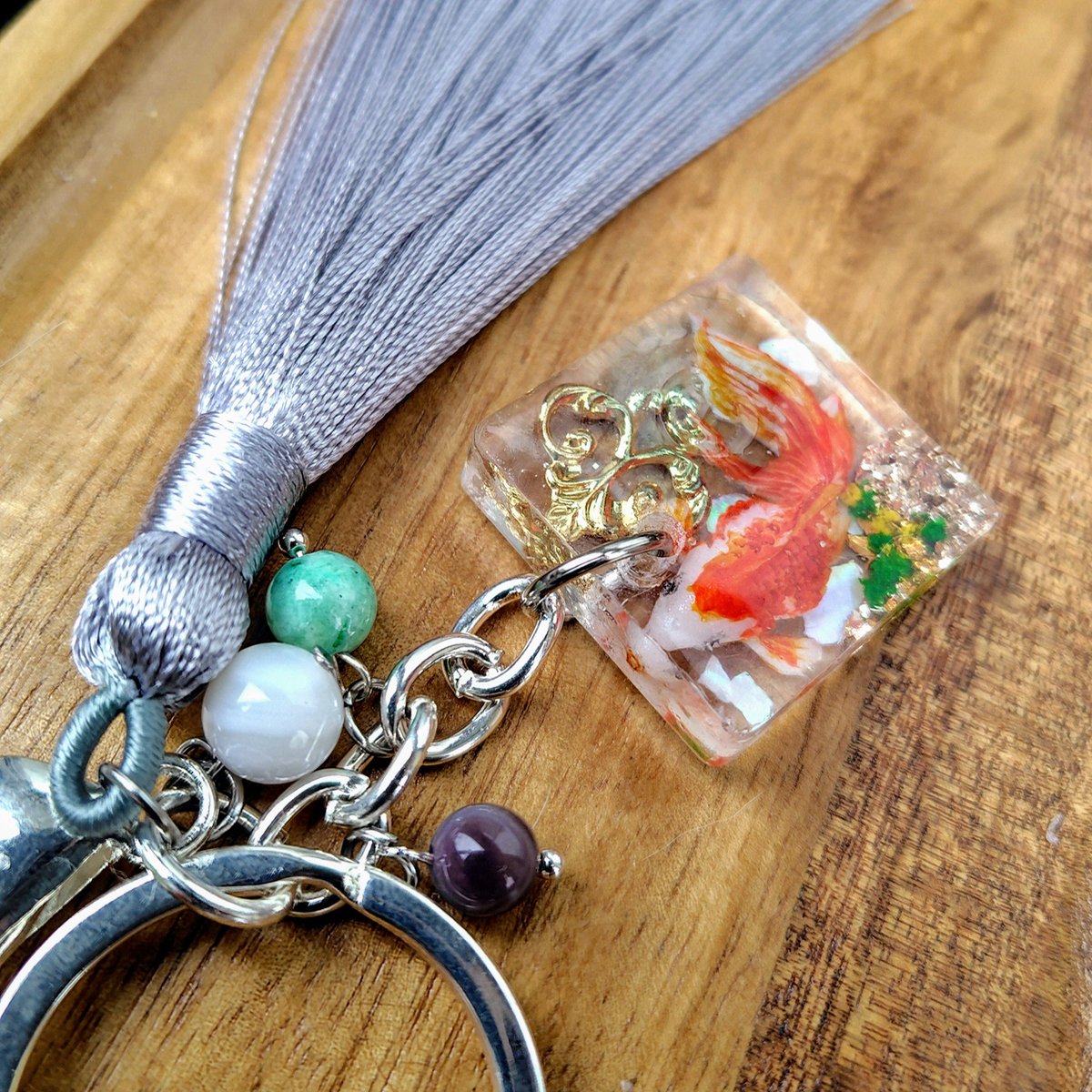 coronation_9's tweet photo. ꕤ納品しましたꕤ

●レジン金魚キーホルダー
#雑貨屋ナムジャイ
@zakkaya_namjai 様　

#金魚
#足利市
#委託販売 https://t.co/iWAqA8vs25