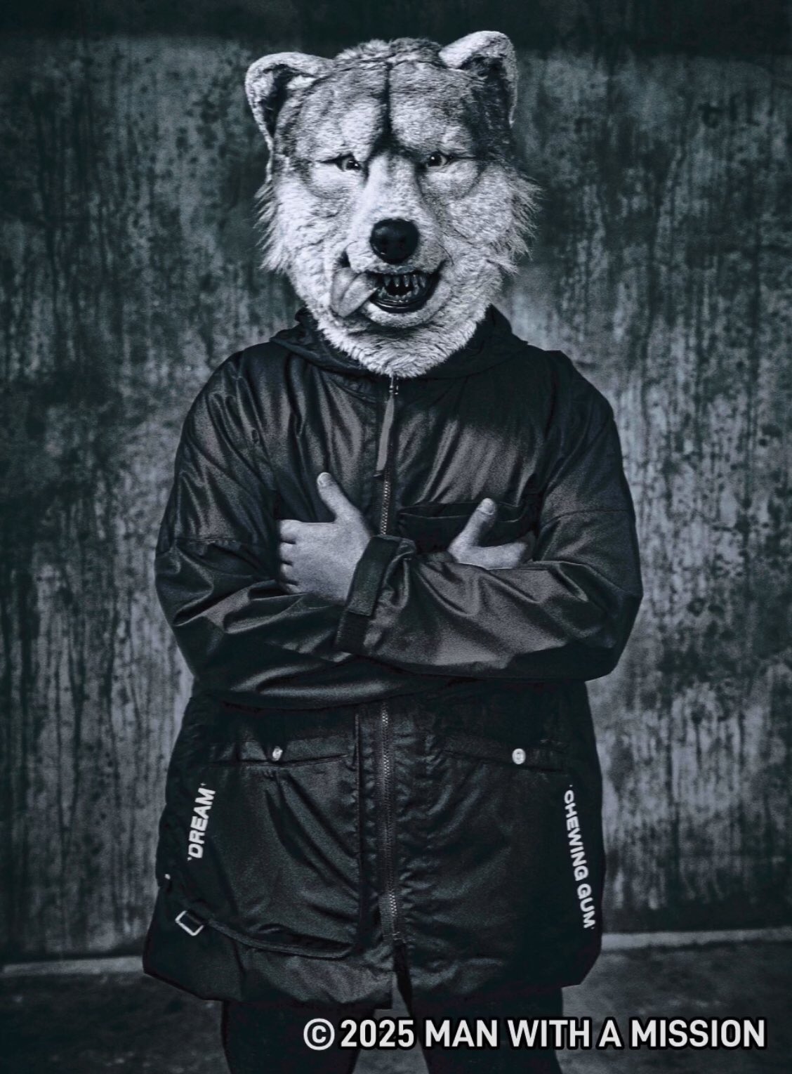 マンウィズ Tokyo Hiro×MWAMコラボTシャツ（ブラック） L MAN WITH A