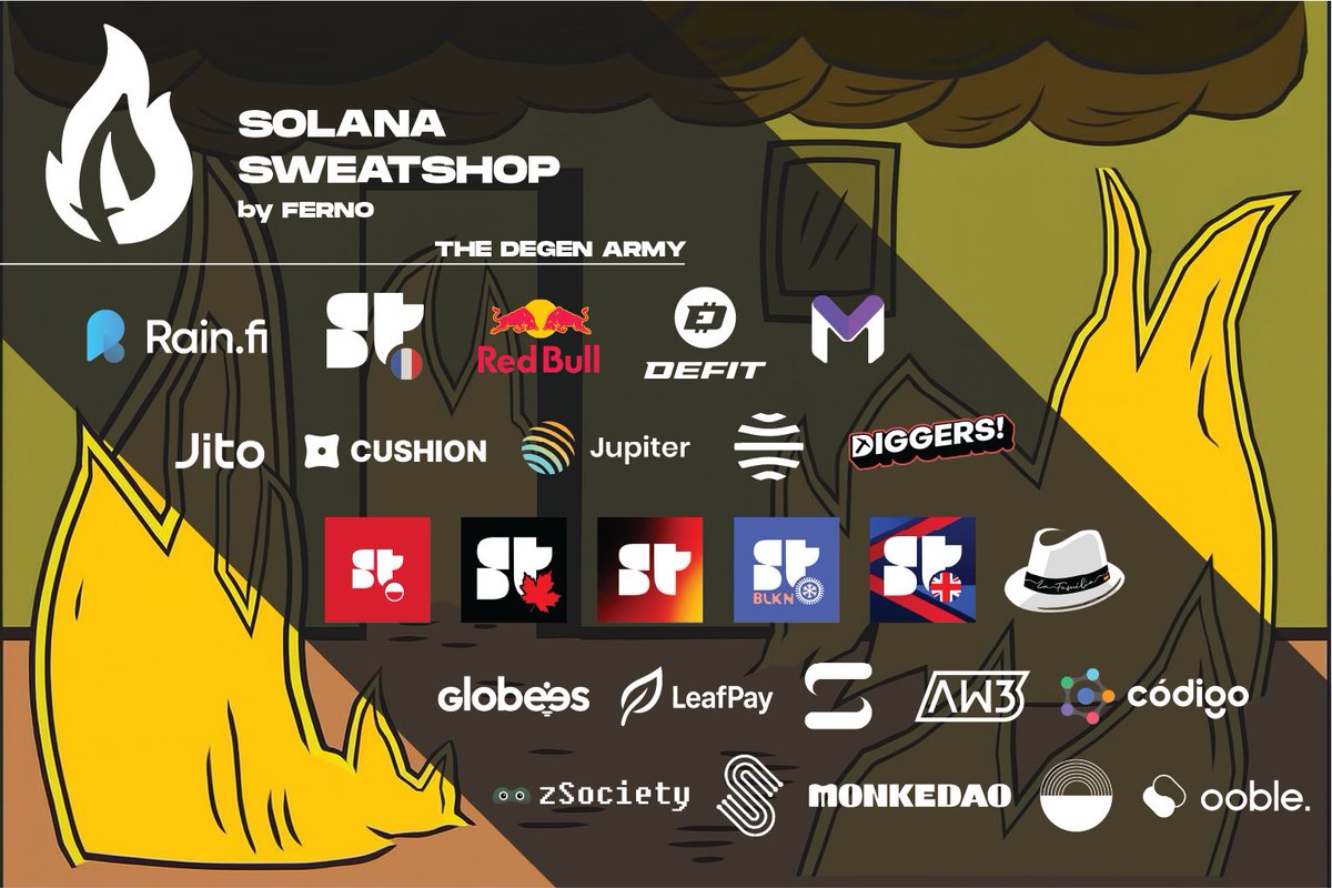 Cptn_Ow's tweet image. So you have a team for @solanamobile hackathon ? ...
We have an army.
A million thanks to all our partners & friends for turning this little sleepover into a fully fledged build station with dozens of @Solana devs.
They all sent their best warriors to bring the heat.
72H left…