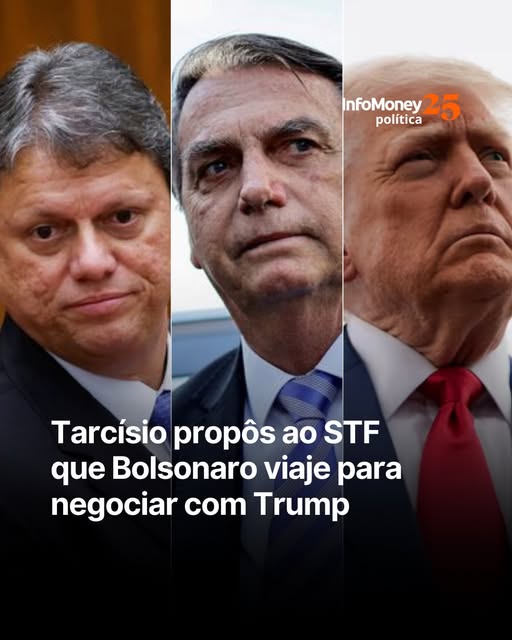 Golpe.

Tarcísio pediu a Moraes para Bolsonaro viajar pros EUA para negociar com Trump, Xandão mandou o salafrário tomar no Cool ... 👇