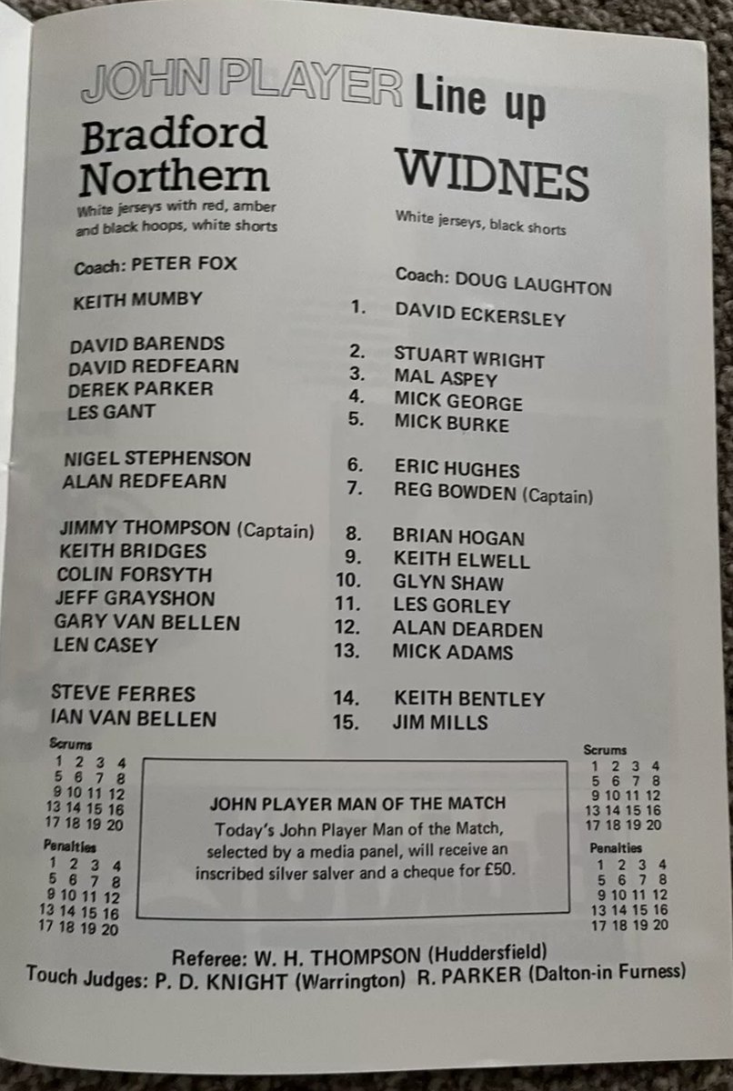 We love a 6-0 win at Headingley….
#bradfordnorthern #widnes