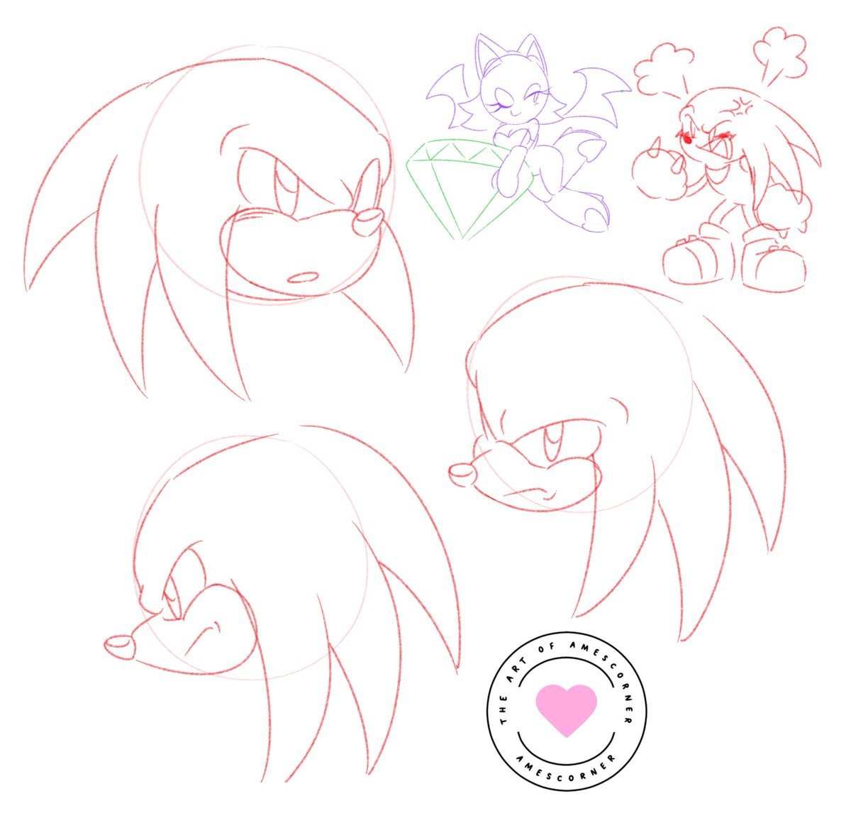 callmeames0's tweet image. Knucklehead sketches! #sonic #SonicTheHedgehog #fanart #KnucklesTheEchidna #Knuckles #myart #wip #ArtistOnTwitter #ArtistOnX #sth