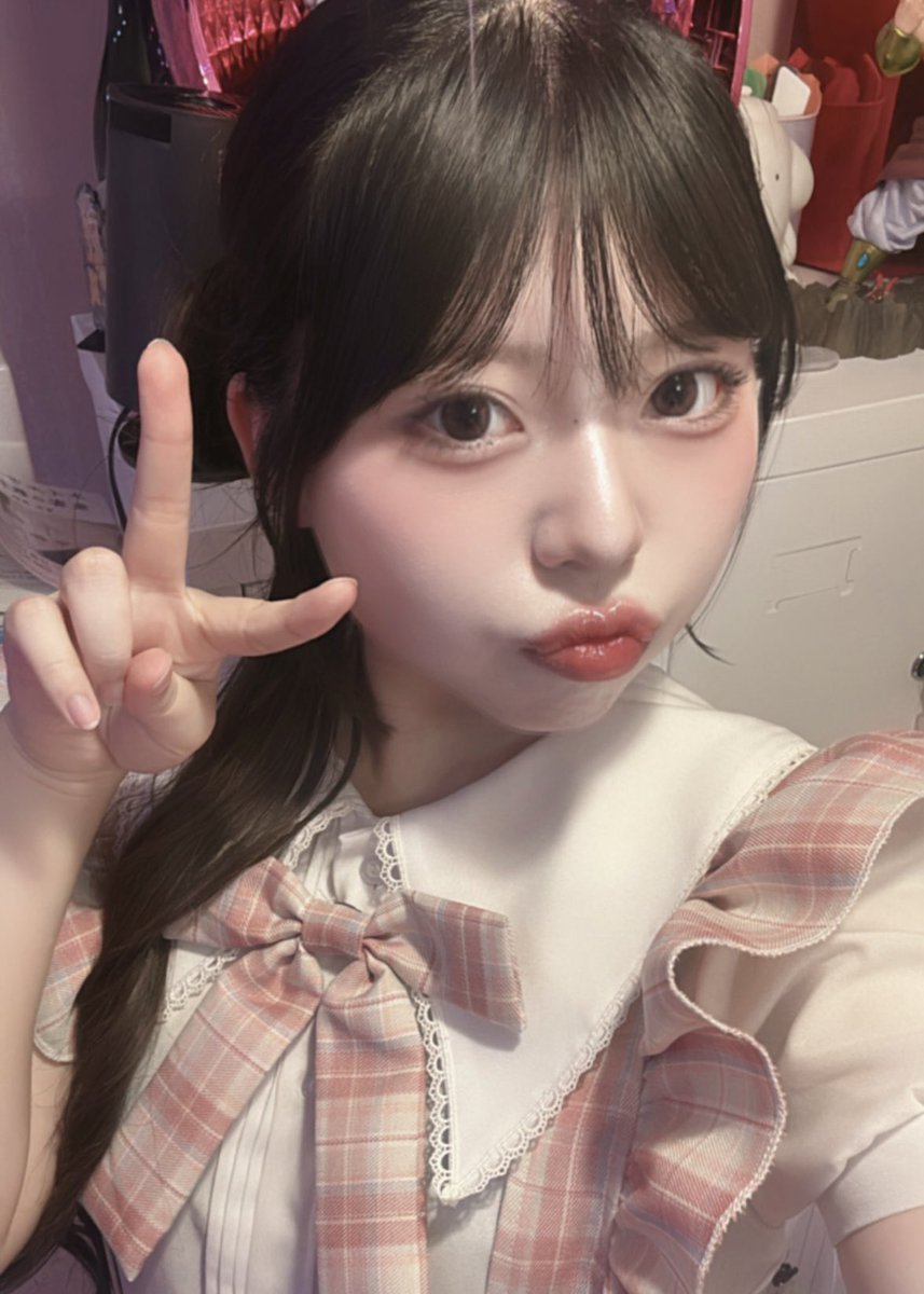 もこちゃんといるよん！
髪型おそろなの🎀