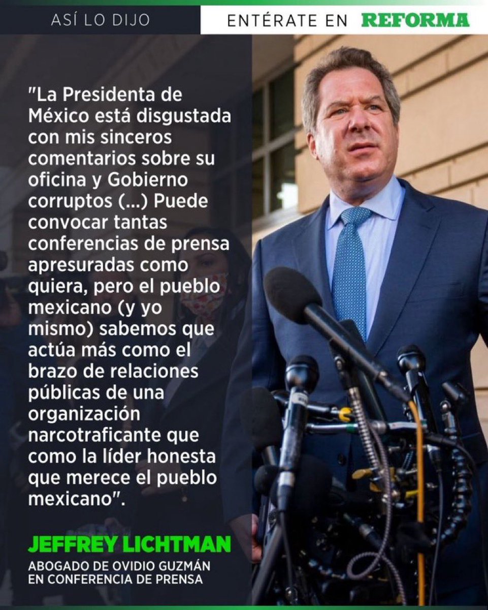 ¿Quieres más pruebas de lo que está por venir para el narco régimen de 🇲🇽?
Una tras otra, tal como te lo he compartido.
Así se expresan de la presidenta de México.
Es demoledor.