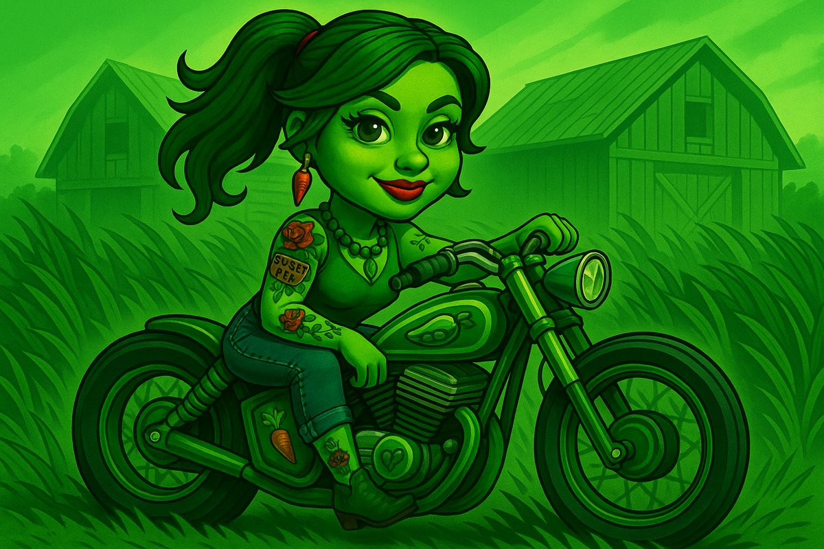 SweetPeaToken's tweet image. #SweetPeaToken $SOL #Pumpfun #CountryGirl #MotorCycle #Farmers