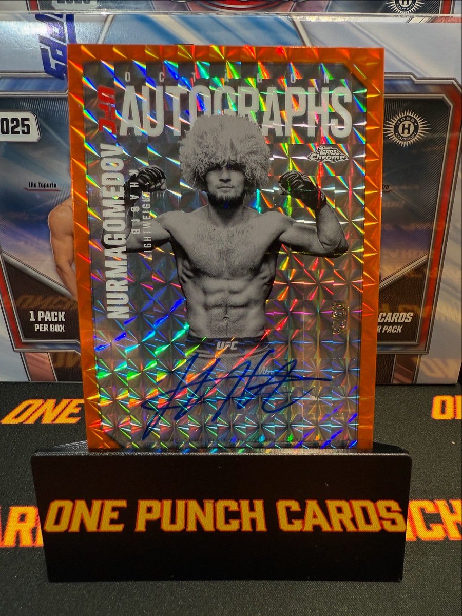 onepunchcards's tweet image. 🔥 Last night’s @fanaticslive show was unreal! We pulled multiple /5, /10, /25, /50, Autos, and more! Absolute fire—don’t miss the next one! 🚨 #UFC