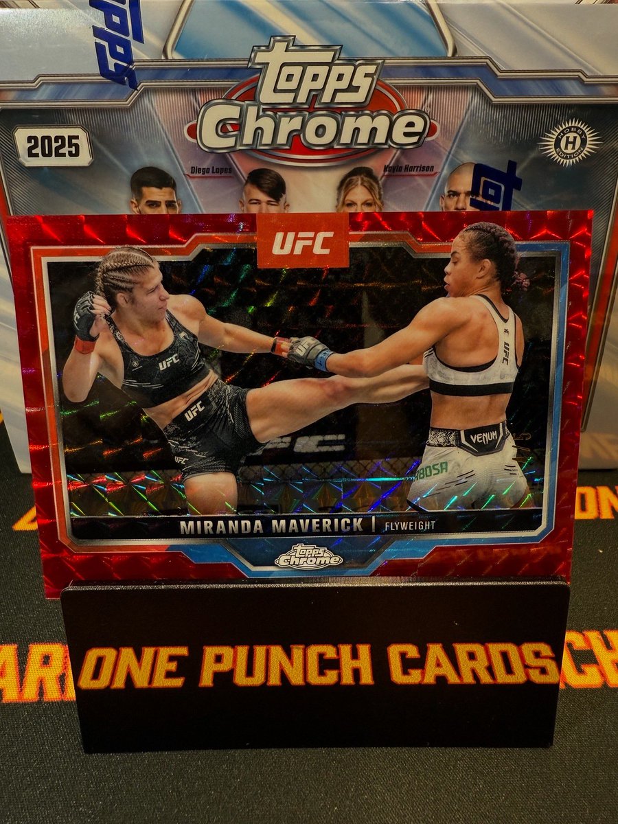 onepunchcards's tweet image. 🔥 Last night’s @fanaticslive show was unreal! We pulled multiple /5, /10, /25, /50, Autos, and more! Absolute fire—don’t miss the next one! 🚨 #UFC