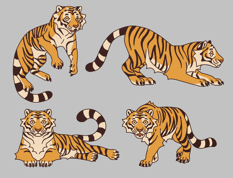 Some old sticker designs I might touch up a bit...
I want to pick 1 and I think the bottom two are the strongest but I'm having trouble deciding