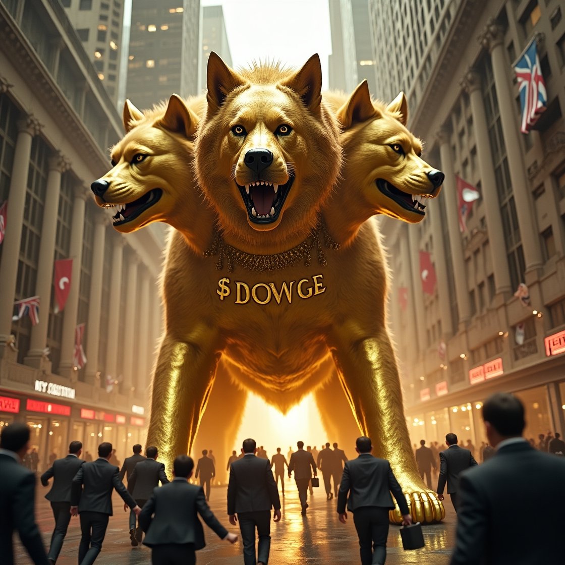 CryptoHatii's tweet photo. The DOWGE beast has landed
Three heads. Full fury. No mercy
It’s a movement to flip the Dow Jones.

🏛️ TradFi is running
Degens are marching forward
$DOWGE doesn’t knock, It takes.

Ride with the beast or get left behind.

#FlipTheDow #DJI6930 #DOWGE https://t.co/YBLQhglqPK