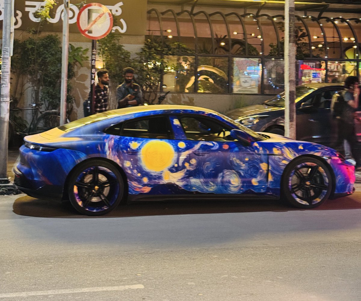 sde_ray's tweet image. Saw this beast on street of Indiranagar.
You can’t buy this car with corporate job.