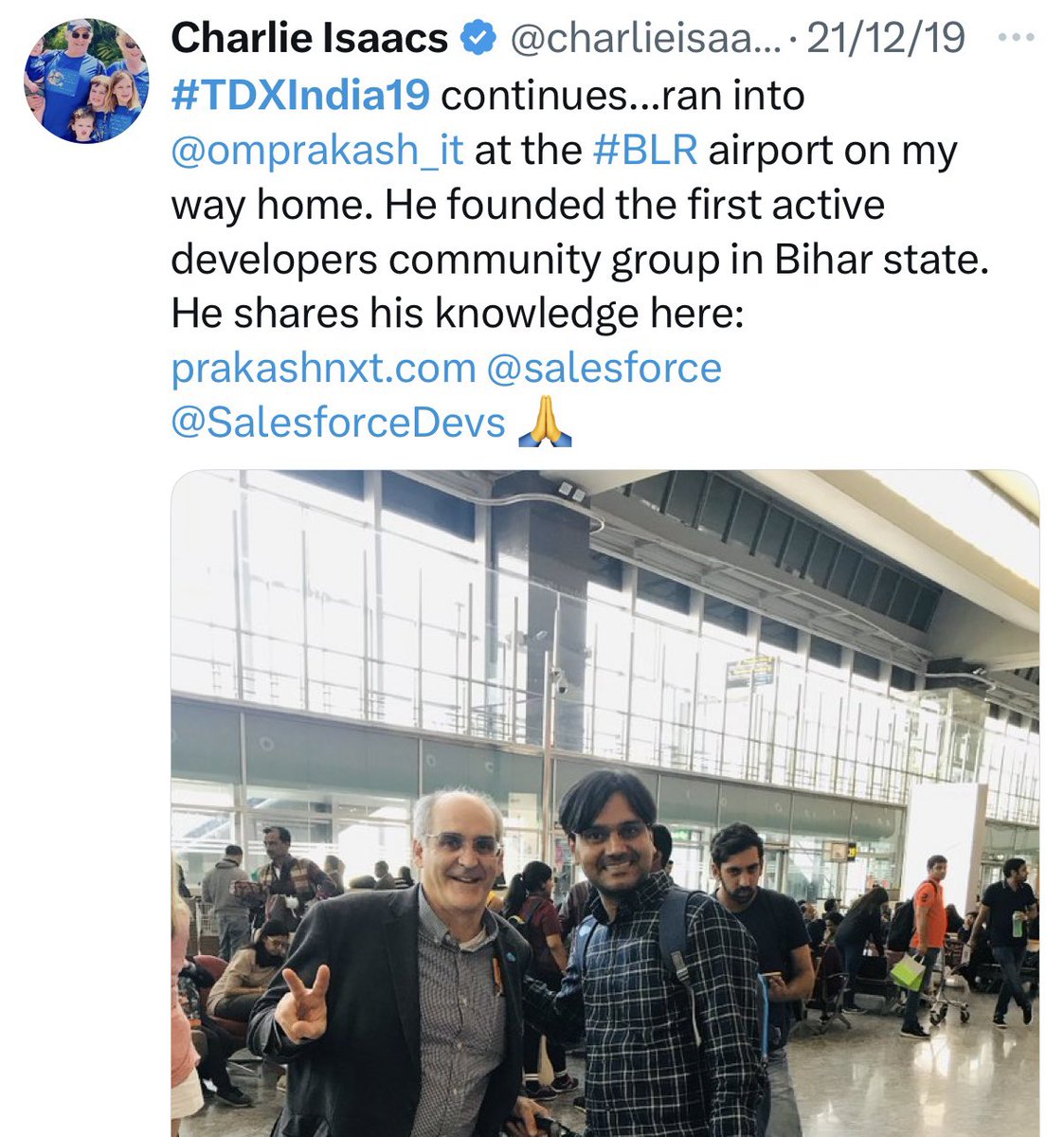 Om Prakash (@omprakash_it) on Twitter photo Happy Birthday, <a href="/charlieisaacs/">Charlie Isaacs</a>.ππ
Youβve always inspired me to understand what true leadership really meansβ
Itβs not about the title, but the impact and empowering the next generation.
Always learning, adopting, and inspiring. π
Wishing you many happy returns of the day! Happy Birthday, <a href="/charlieisaacs/">Charlie Isaacs</a>.ππ
Youβve always inspired me to understand what true leadership really meansβ
Itβs not about the title, but the impact and empowering the next generation.
Always learning, adopting, and inspiring. π
Wishing you many happy returns of the day!