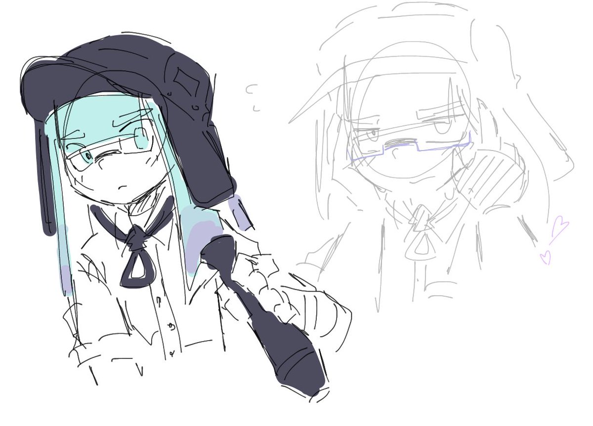 zsunroll's tweet image. doodles cuz i missed them both (ill make better stuff later after Artfight)
