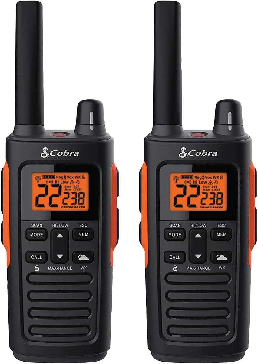 SRTrendsDeals's tweet image. Cobra RX680 Walkie Talkies (2-Pack) - Rugged &amp;amp; Splashproof Two Way Radios Long Range at $74.95

sovrn.co/wb9aoj3

#Splashproof #Walkie #Range