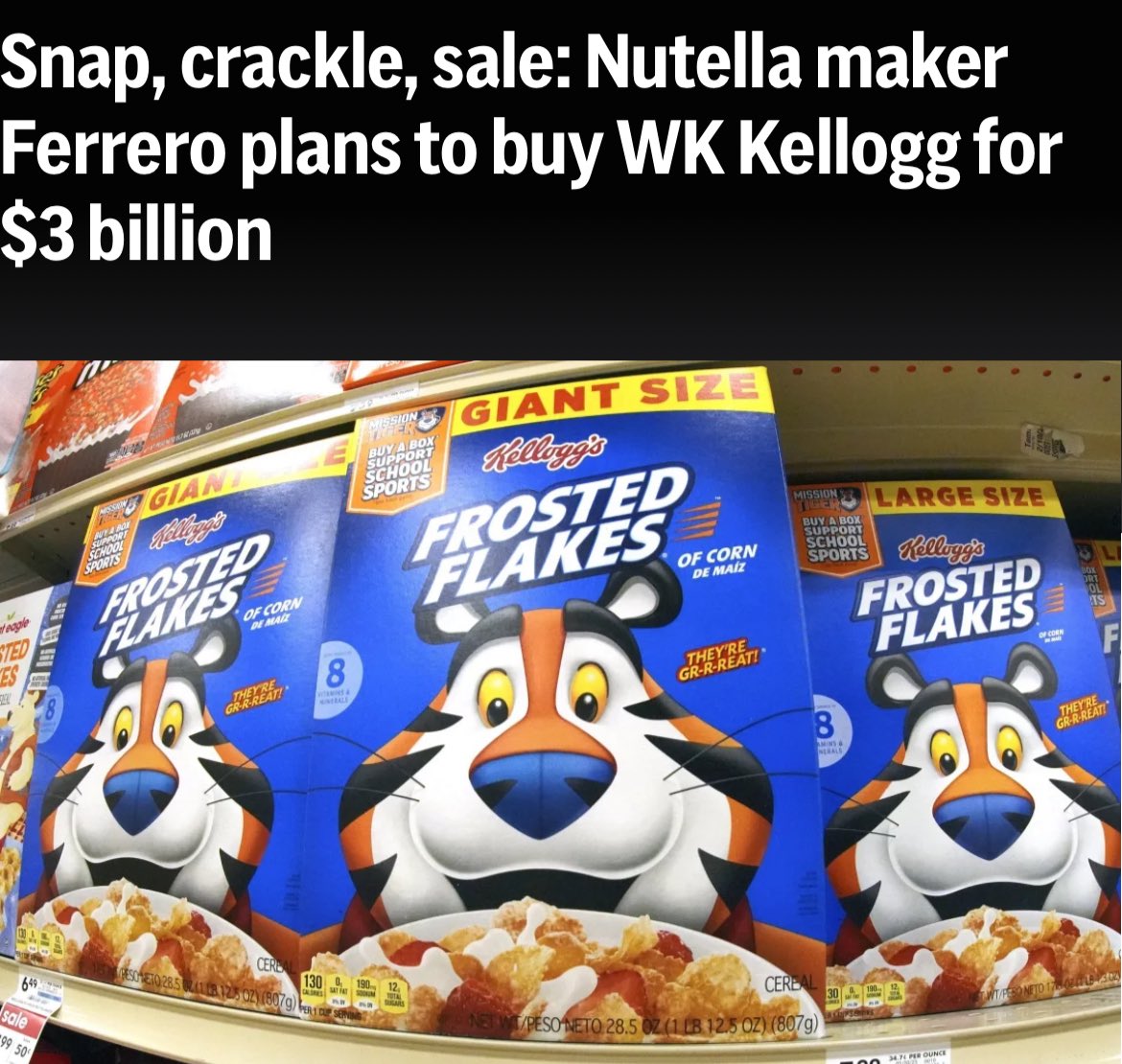 trengriffin's tweet image. Fruit Loops and Nutella synergies!