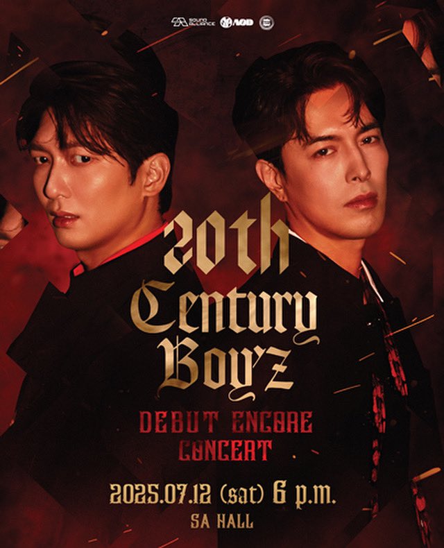 20세기보이즈 앵콜콘서트 
2025.07.12 6PM
락앤롤베이비 …