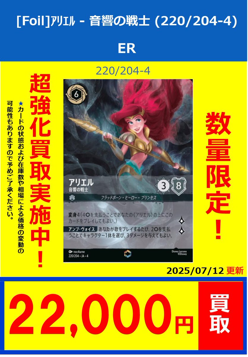 アリエル 音響の戦士 エンチャンテッド アリエル エンチャンテッド