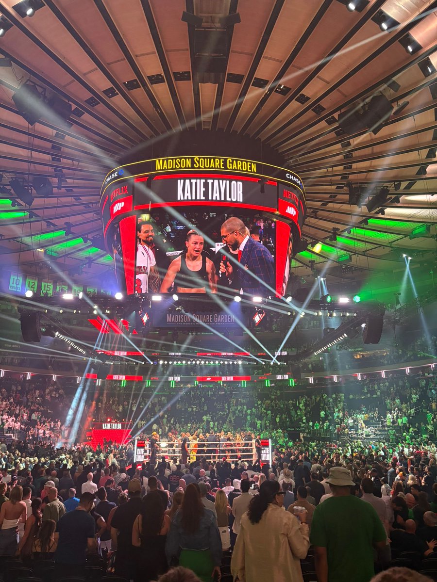 Amateur
🥇 Five-time World Champion
🥇 Six-time European Champion
🥇 Five-time European Union Champion
🥇 2012 Olympic Gold Medalist

Pro
🥊 Two-weight world champion
🥊 First female to headline MSG
🥊 Undisputed super lightweight champion and 3-0 in the trilogy

Katie Taylor 🐐