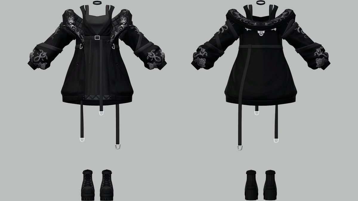 Code2l9's tweet image. 次発売予定の衣装です！
今月中に間に合うように制作中です！