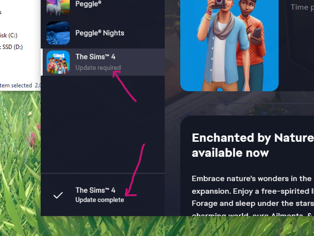 Can't play The Sims 4 :( Stuck in an infinite "Update required" loop. <a href="/TheSims/">The Sims</a> <a href="/EA/">Electronic Arts</a>