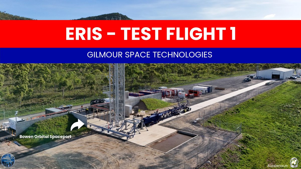LAUNCH ALERT | TAKE 2
Aussienaut is heading once more to Bowen to cover the launch of ERIS Test Flight 1!  Thanks to <a href="/onegiantleapoz/">One Giant Leap Australia</a> for sponsoring!

Check out the livestream and follow along on socials
youtube.com/live/mgXkXSFX0…