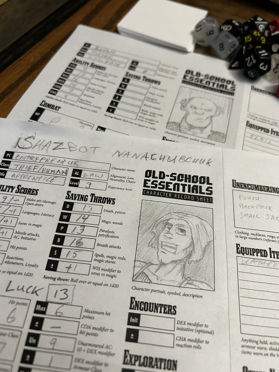 dragontimeDM's tweet image. B/E game tonight. Back to the kobold filled dungeon to help out town of BlueBottom Hill. #dnd
Shazbot has survived three games so far!