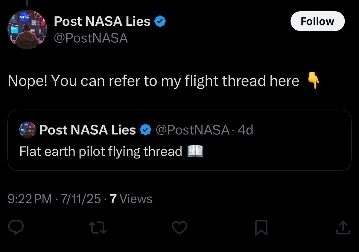 Not_yourpilot's tweet image. Flerf invites me to a thread, blocks me. 
Pathetic.