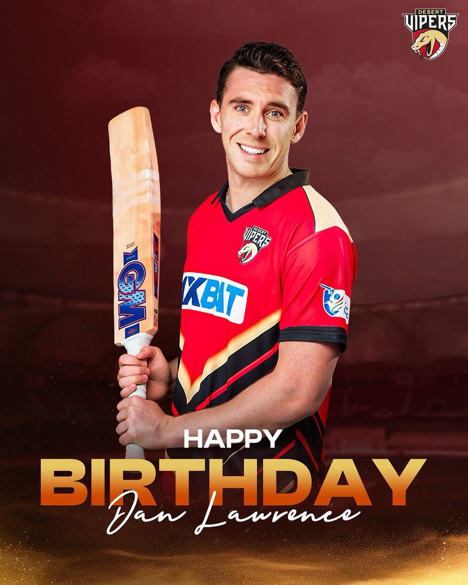Where’s the party tonight, Dan? 🤩

Wishing you plenty of boundaries and moments to raise the bat ❤🖤

#DesertVipers #FangsOut #HappyBirthday