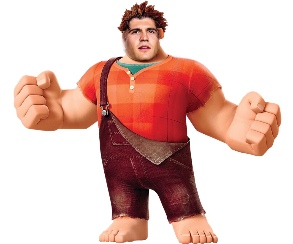 “Le llega el balón a Ralph el demoledor”