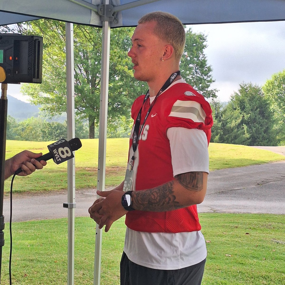 CB45 Sport Show (@cb451983_chad) on Twitter photo Halls Red Devils Wide Receiver <a href="/BrodyRogers2026/">Brody Rogers</a> at KFOA Media Day at Three Ridge Golf Course. Halls Red Devils Wide Receiver <a href="/BrodyRogers2026/">Brody Rogers</a> at KFOA Media Day at Three Ridge Golf Course.