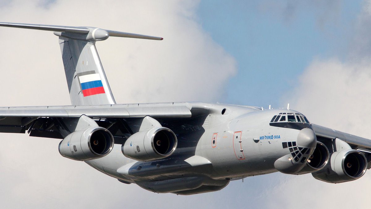 Multiple independent sources confirm that the Il-76 landed, offloaded its cargo, and then returned to Moscow shortly after; this type of aircraft is indeed known for transporting military equipment and weapons, especially during periods of heightened geopolitical tension.
