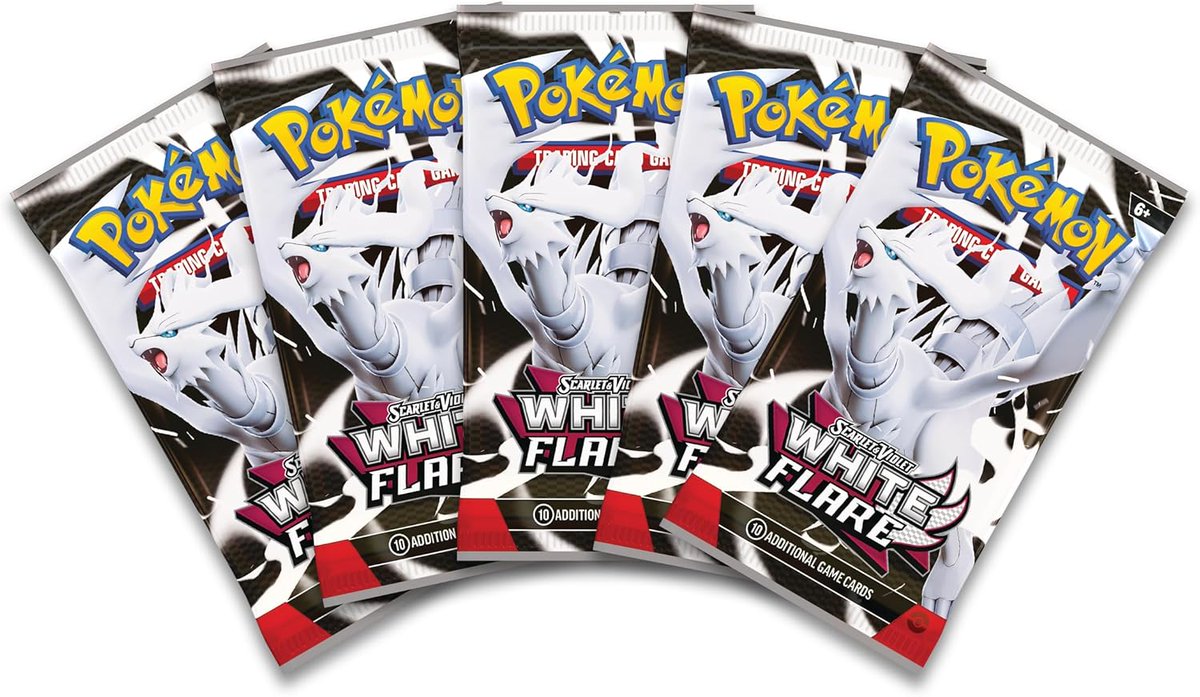 Deals_Store_Fr's tweet photo. The Pokémon White Flame binder is now available, accompanied by 5 booster packs to enhance your Pokémon card collection.
➩ Amazon 🇺🇸 https://t.co/I2DF4szcCH
#PokemonTCG #ScarletAndViolet #PokemonNews
#WhiteFlare #BinderCollection #PokemonCommunity #NewTCG #BoosterPacks https://t.co/J0GcfGaTWs